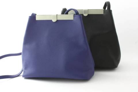 Blaue Handtasche Mona - Bild: A2